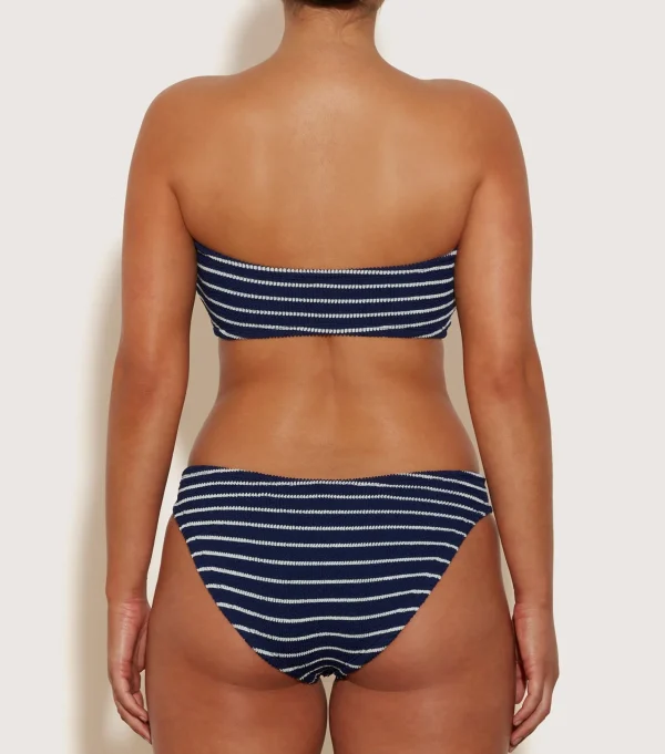 Hunza G Bikini Sets | Bandeau-Coverage Jean Bikini -