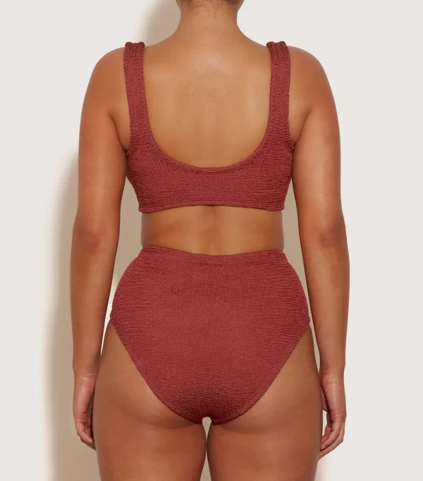 Hunza G Bikini Sets | Bralette-Nadine Bikini With Tonal Hoops -